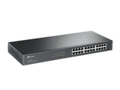 TP-Link TL-SG1024 24-portno gigabitno stikalo, 24 gigabitnih priključkov RJ45, 1U 19-palčno jekleno ohišje za montažo v omaro