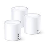 TP-Link Usmerjevalnik WiFi Deco X60(3-pack) AX5400, WiFi 6, 2x GLAN, / 574Mbps 2,4GHz/ 2402Mbps 5GHz