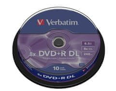 Verbatim DVD+R DL 8,5 GB 8x 10 kosov