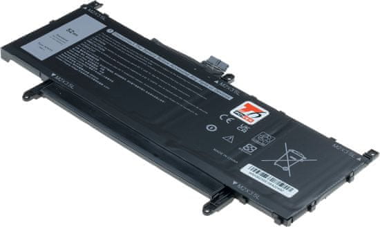 T6 power Baterija Dell Latitude 15 9510, 9510 2v1, 6800mAh, 52Wh, 4-celična, Li-poly