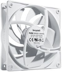 Be quiet! Bodite tiho! / Pure Wings 3 ventilator / 120mm / PWM / hitri / 4-pin / 30,9dBA / bela