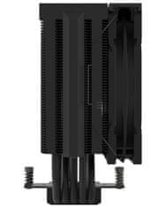 Zalman Zalmanov procesorski hladilnik CNPS13X BLACK / 120 mm ventilator / 5 toplotnih cevi / PWM / višina 159 mm / črna