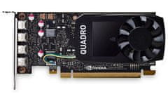 PNY Quadro P1000 V2 DP / 4GB GDDR5 / PCI-E / 4x miniDP 1.4 / priložen nizkoprofilni nosilec