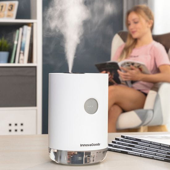 InnovaGoods Rechargeable Ultrasonic Humidifier Vaupure InnovaGoods