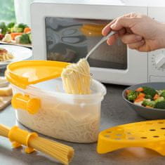 InnovaGoods 4-in-1 Microwave Pasta Cooker with Accessories and Recipes Pastrainest InnovaGoods 