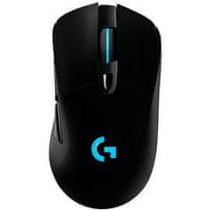 Logitech Gaming G703 Lightspeed brezžična / optična / HERO 16k / 6 gumbov / 12000dpi miška - črna