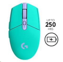 Logitech G305 LIGHTSPEED brezžična gaming miška - MINT - 2,4GHZ/BT - EER2