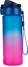 Oxybag OXY Click steklenička za pitje 600 ml OXY Ombre Purple-Blue