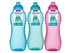 Sistema Sistema Hydrate Squeeze Twist 'n' Sip steklenička 460 ml, mešanica barv