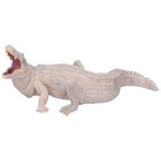 Krokodil bele barve 20 cm