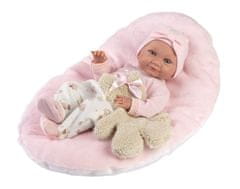 Llorens 73808 NEW BORN DOLL - realistična dojenčkova lutka z vinilnim telesom - 40 cm