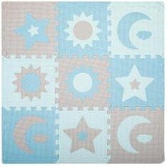 MoMi Igralna podloga puzzle SKY BLUE