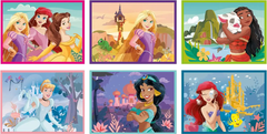 Clementoni Disneyjeve princese s slikovnimi kockami, 12 kock