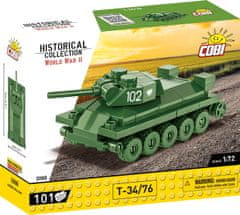 Cobi 3088 II. svetovna vojna tank T-34/76, 1:72, 101 k