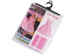 Karnevalski kostum Barbie - ženske - (velikost S) roza sv.