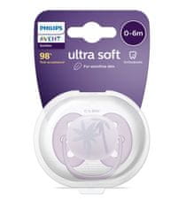 Philips Avent Ultrasoft Premium dude 0-6m vijolična, 1 kos