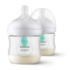 Philips Avent Natural Response steklenička z ventilom AirFree 125 ml, 0m+, 2 kosa