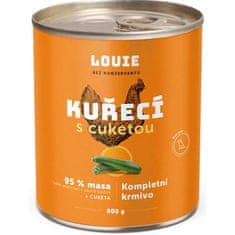 Louie cons. za pse piščanec z bučkami 800 g