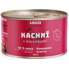 Louie Konzervirana raca z brusnicami 200g