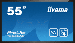 iiyama ProLite monitor T5562AS-B1 55", P-Cap 20pt Touch, 4K, VA plošča, zaslon na dotik z OS Android