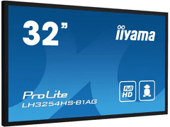 iiyama iiyama ProLite LH3254HS-B1AG 32", IPS, Full HD, 24/7 ur delovanja, HDMI, 10 W zvočniki, ležeče/pokončno, Android OS in FailOver