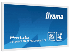 iiyama iiyama ProLite TF5539UHSC-W1AG 139cm 55" IPS LED 4K 24/7 interaktivni zaslon na dotik velikega formata z odprtim okvirjem