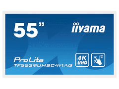 iiyama iiyama ProLite TF5539UHSC-W1AG 139cm 55" IPS LED 4K 24/7 interaktivni zaslon na dotik velikega formata z odprtim okvirjem
