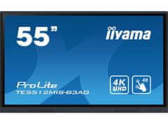 iiyama ProLite TE5512MIS-B3AG 55'' interaktivni 4K UHD zaslon na dotik z integrirano programsko opremo za opombe