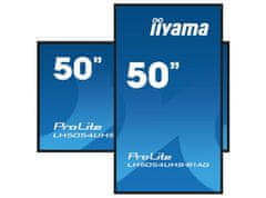 iiyama iiyama ProLite monitor LH5054UHS-B1AG 50" Digital Signage, VA panel, Slim Bezel, Anti-Glare, 4K UHD, 24/7, Landscape/Portrait, z režo Intel SDM