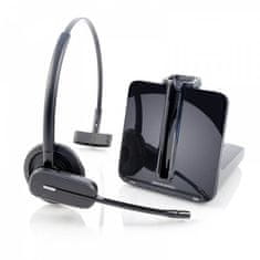 Poly Plantronics CS540A + HL10 brezžične DECT slušalke s stojalom črne (84693-12), mikrofon