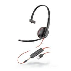 Poly Mono slušalke Plantronics Blackwire 3215 3,5 jack / USB-A (209746-201) črne, mikrofon