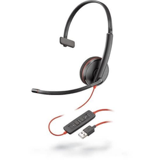 Poly Mono slušalke Plantronics Blackwire 3210 USB-A (209744-201)