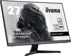 iiyama G-Master Black Hawk gaming monitor G2745QSU-B1 27" Črna, IPS, Ultra Wide Resolution, 100Hz, 1ms, FreeSync, HDMI, Display Port, USB Hub