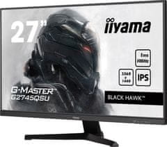 iiyama G-Master Black Hawk gaming monitor G2745QSU-B1 27" Črna, IPS, Ultra Wide Resolution, 100Hz, 1ms, FreeSync, HDMI, Display Port, USB Hub