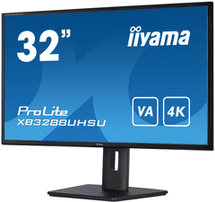 iiyama iiyama ProLite monitor XB3288UHSU-B5 32" 4K, nastavljiv po višini, HDMI, VA plošča, brez utripanja, PIP