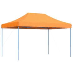 Vidaxl Zložljiv pop-up šotor za zabave oranžen 410x279x315 cm