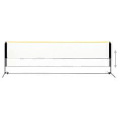 Vidaxl Nastavljiva mreža za badminton 500x103x94-158 cm kovinska