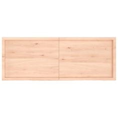 Vidaxl Mizna plošča 160x60x(2-6) cm neobdelana trdna hrastovina