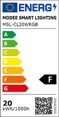 Modee TUYA pametna LED svetilka 20W RGB + CCT