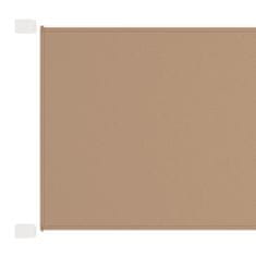 Vidaxl Vertikalna markiza taupe 60x270 cm tkanina oxford