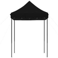 Vidaxl Zložljivi pop-up šotor za zabave črn 200x200x306 cm