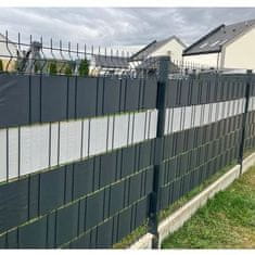 Gardlov PVC Trak za panelno ograjo siv 35m