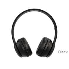Borofone Bluetooth slušalke BOROFONE BO4 Charming rhyme z bralnikom mikro SD, črne