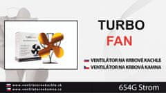 TURBO Fan Ventilator štedilnika 4 lopatice - Strom GOLD 654G