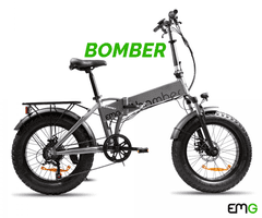 Trevi EMG Bomber zložljivo električno kolo, 50,8 cm, sivo