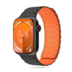 Tech-protect Iconband Magnetic pašček za Apple Watch 42/44/45/49mm, black/orange