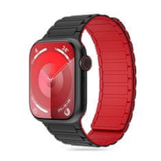 Tech-protect Iconband Magnetic pašček za Apple Watch 42/44/45/49mm, black/red