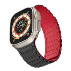 Tech-protect Iconband Magnetic pašček za Apple Watch 42/44/45/49mm, black/red