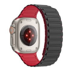 Tech-protect Iconband Magnetic pašček za Apple Watch 42/44/45/49mm, black/red