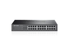 TP-Link TL-SG1024DE 24-portno gigabitno stikalo Easy Smart, 24 gigabitnih priključkov RJ45, 1U 13-palčno jekleno ohišje za montažo v omaro